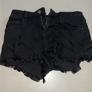 Lightly used black Jean shorts